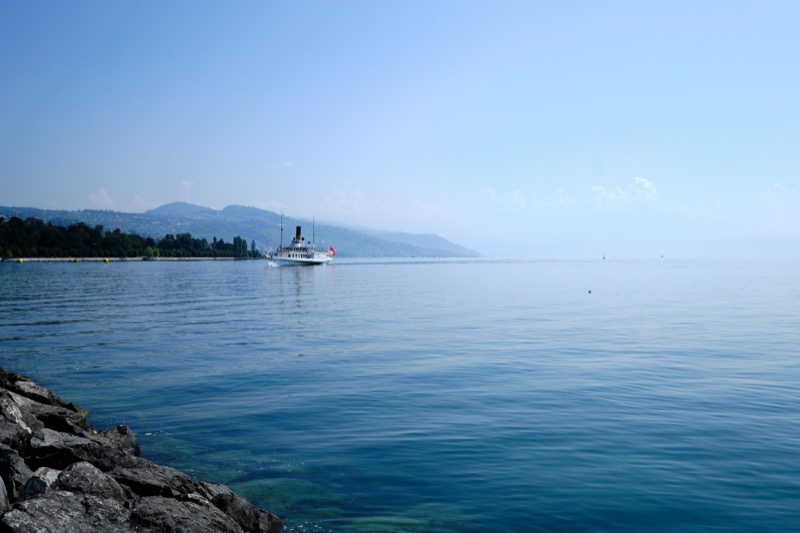 Lac Leman and Chillon Castle