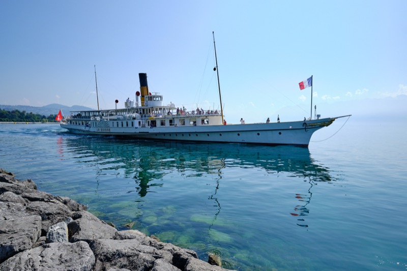 Lac Leman and Chillon Castle