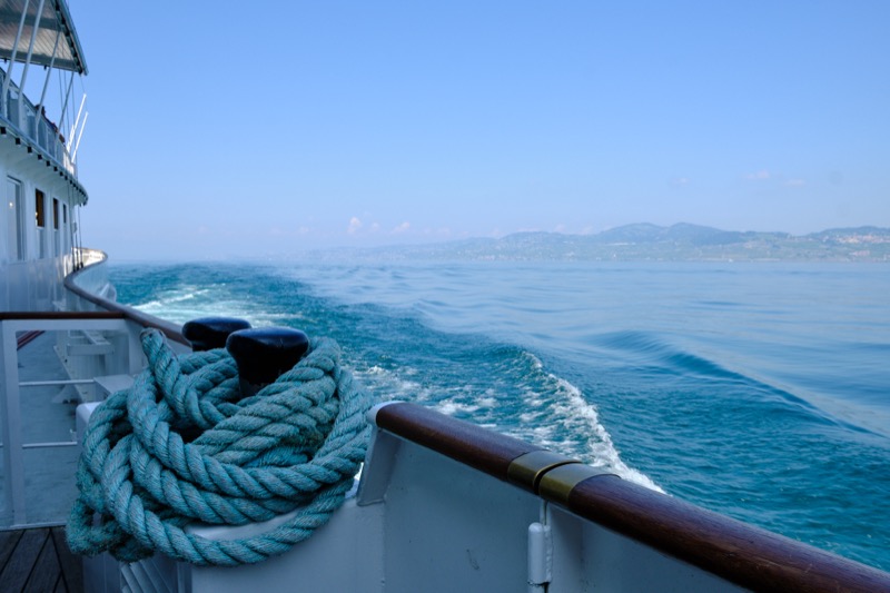 Lac Leman and Chillon Castle