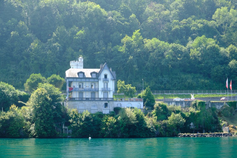 Lac Leman and Chillon Castle