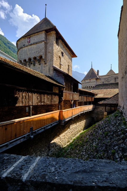 Lac Leman and Chillon Castle