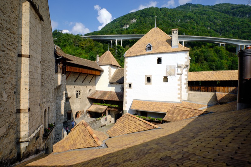 Lac Leman and Chillon Castle