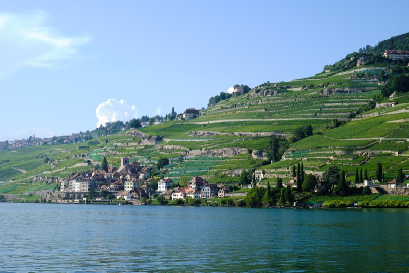 Lac Leman and Chillon Castle